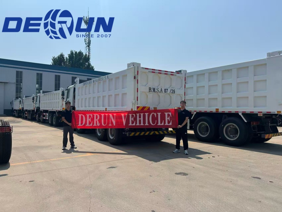 10 enheder Howo 8x4 Tipper Trucks vil blive sendt til Elfenbenskysten
