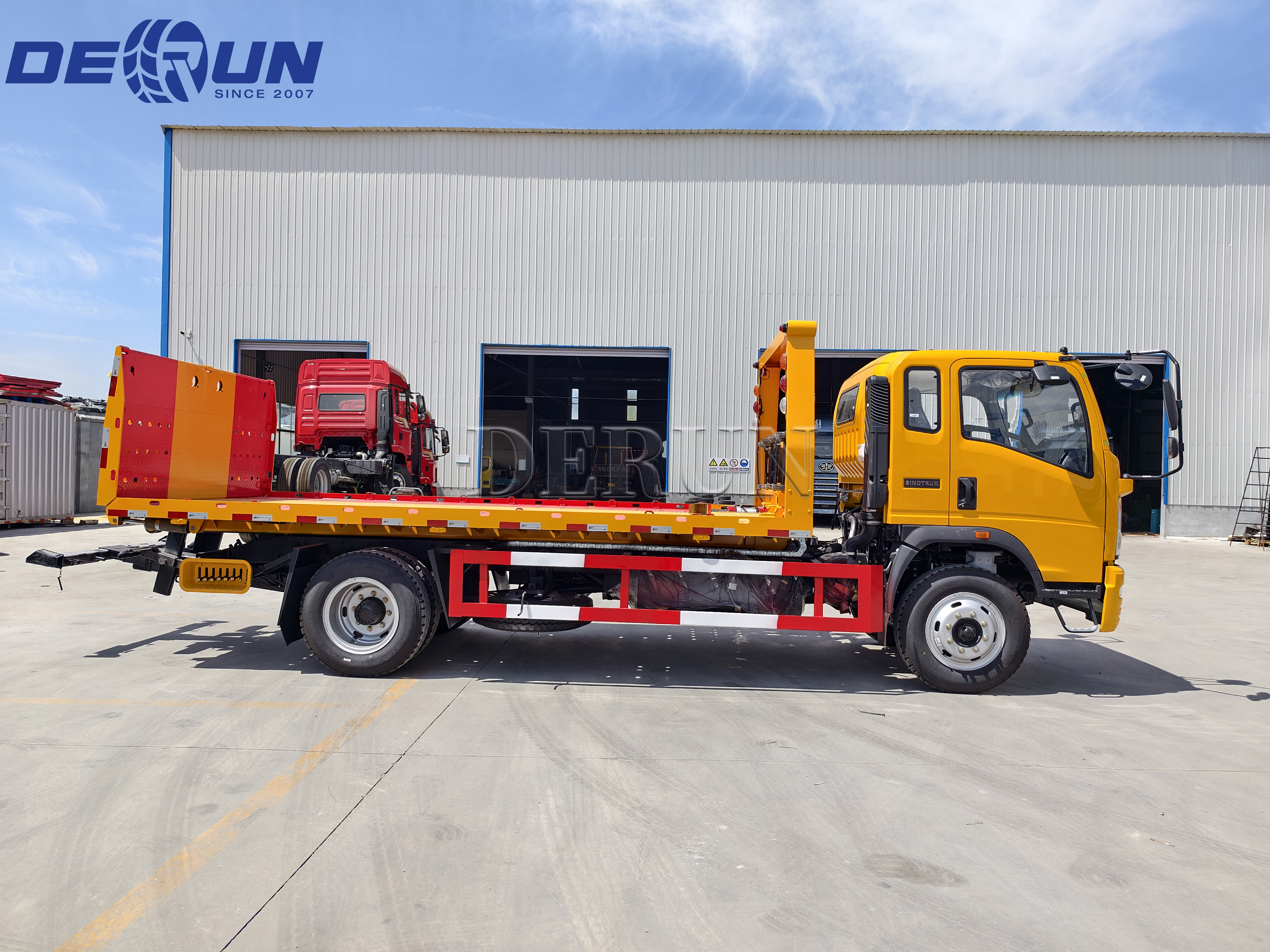 Sinotruk HOWO 4x2 Wrecker Truck vil blive sendt til Nicaragua