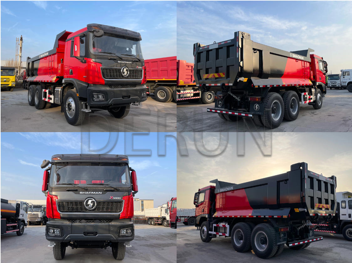 SHACMAN X5000 6x4 dumper eksport til Peru