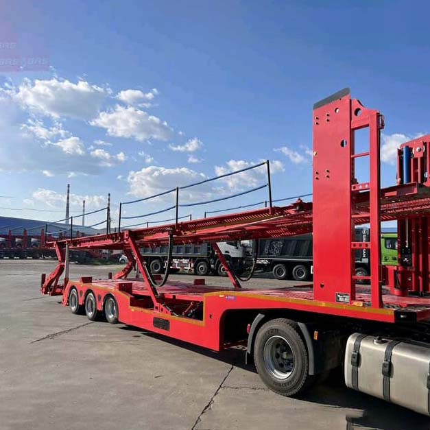 3 akslet 8 bilholder containerlæssevogn