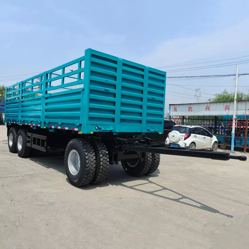 3-akslet Fence Cargo Full Trailer