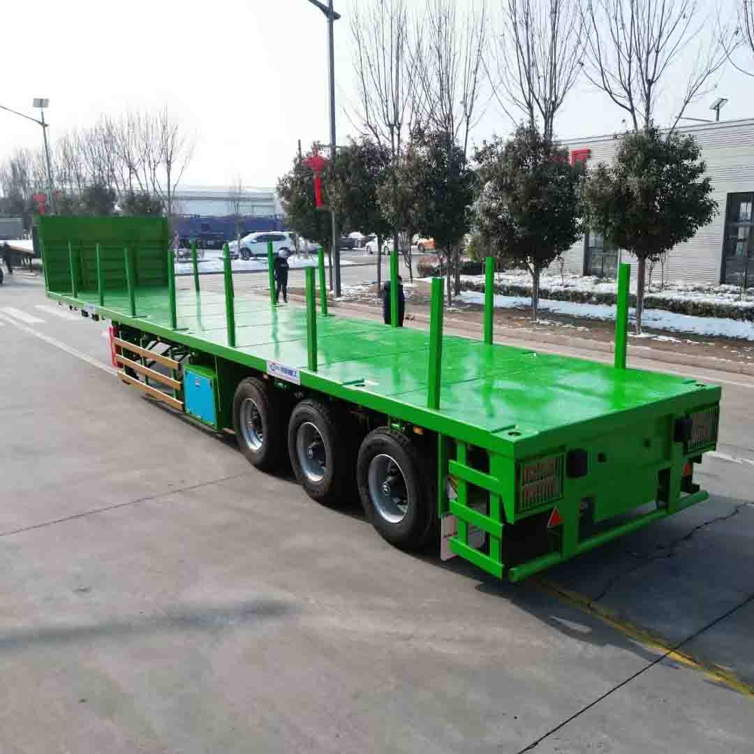 40 FT Flatbed Semi Trailer Designet til Centralasien