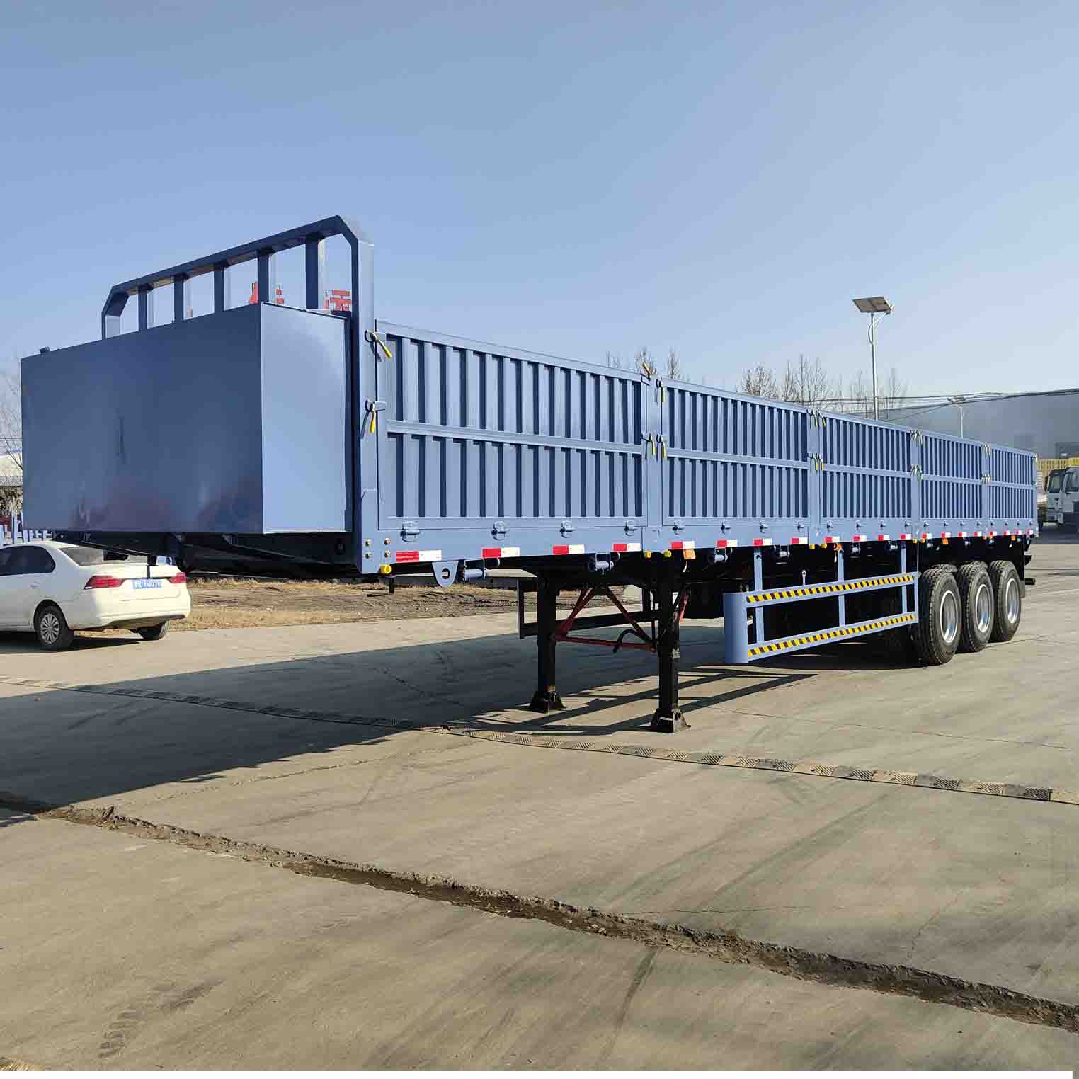 Derun 3 Axle Dropside Semi Trailer til salg i Algeriet