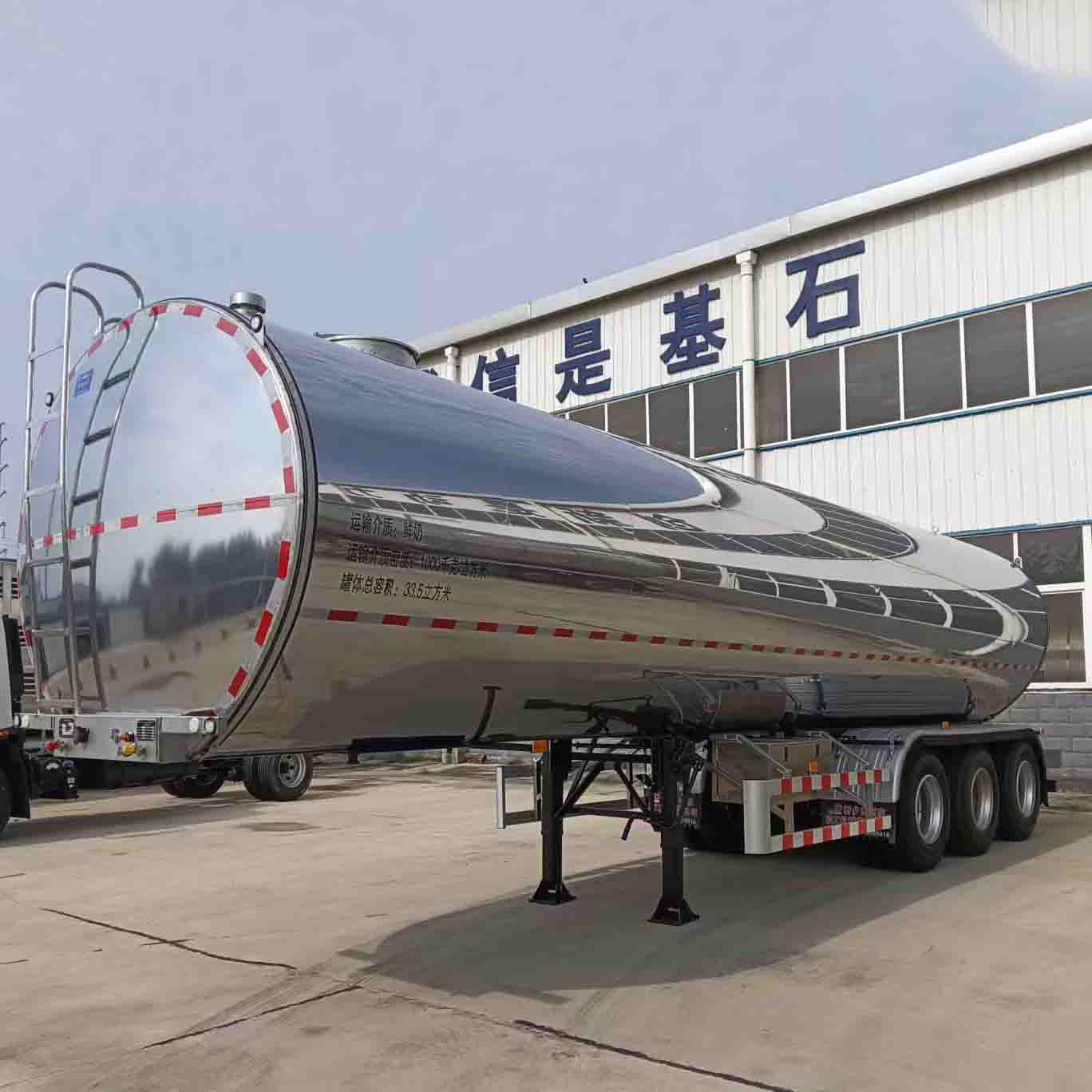 Derun 30t mælke tank semi trailer