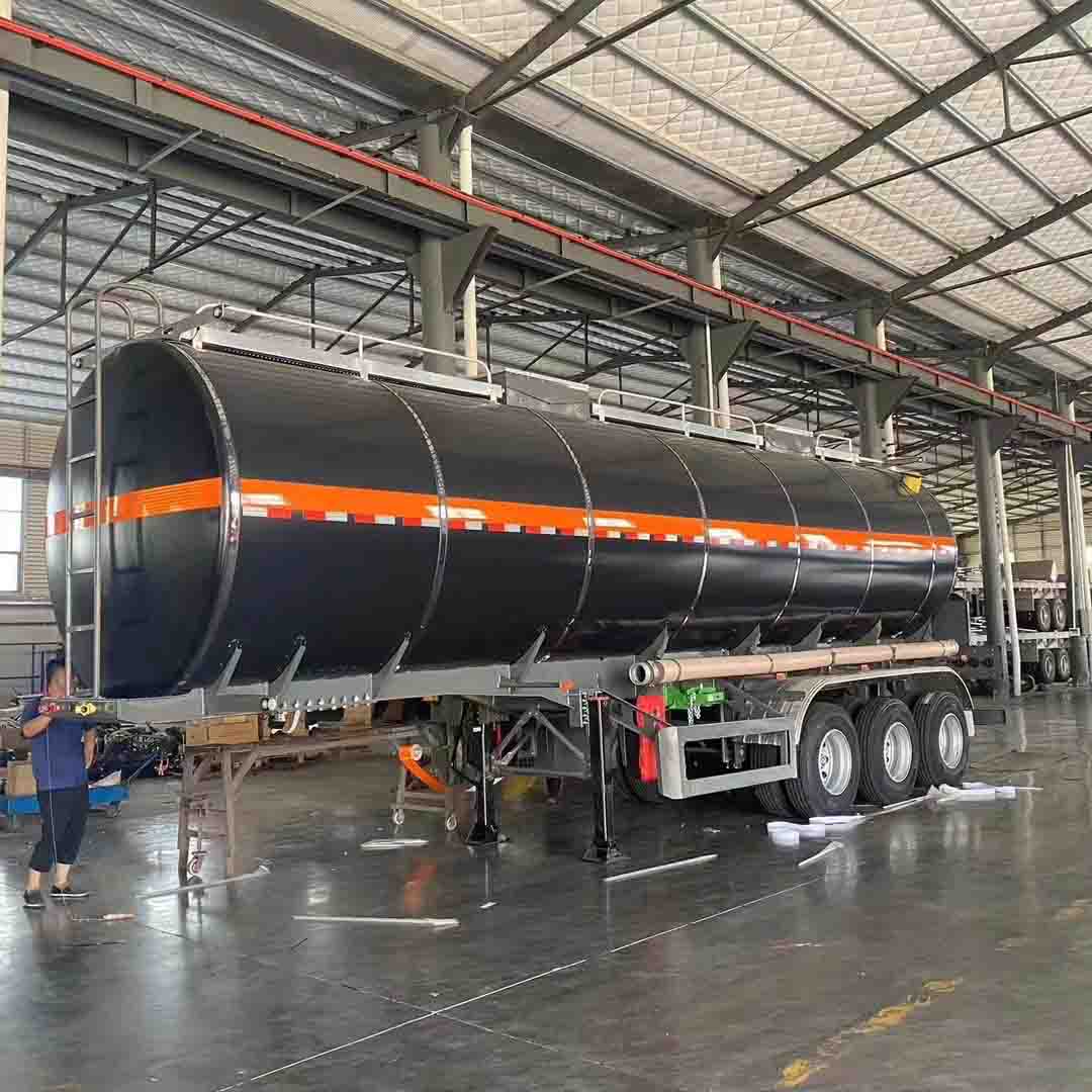 Derun Tri-Axle 36cbm asfalt tank semi trailer