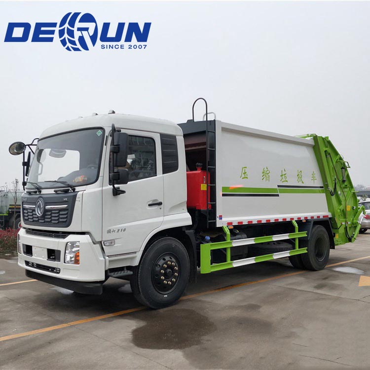 Dongfeng 4x2 sekshjulet affaldskompressorvogn