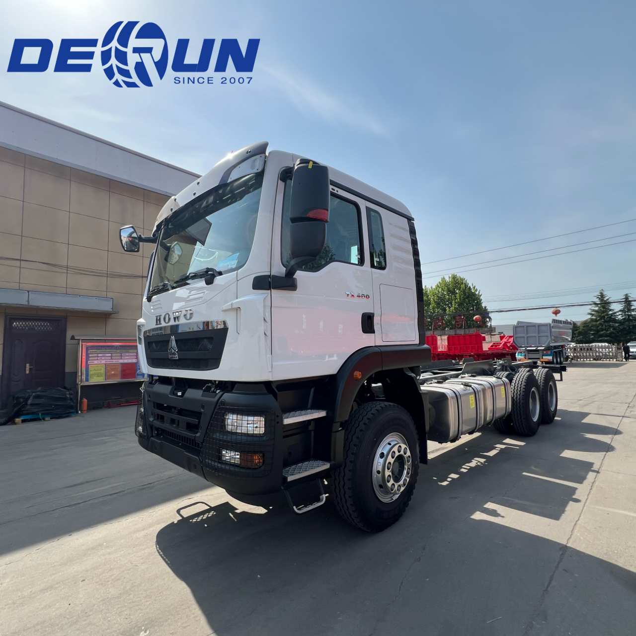 Sinotruk Howo 6x4 TX last chassisbil til Etiopien
