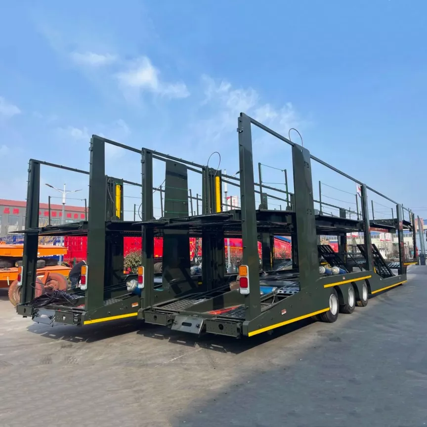 Tri Axle Car Carrier Trailer